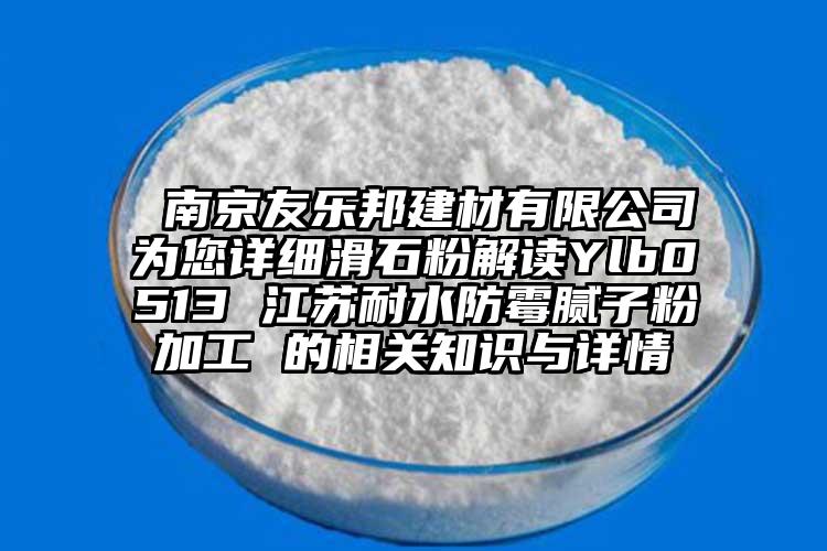  南京友樂邦建材有限公司為您詳細滑石粉解讀Ylb0513 江蘇耐水防霉膩子粉加工 的相關知識與詳情