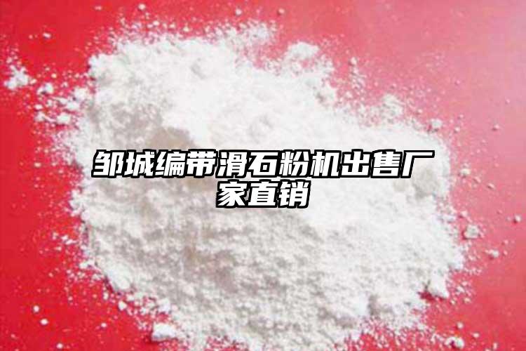 鄒城編帶滑石粉機出售廠家直銷